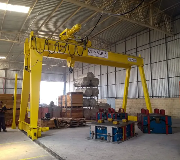 Pórtico com Viga Dupla E Talha Elétrica