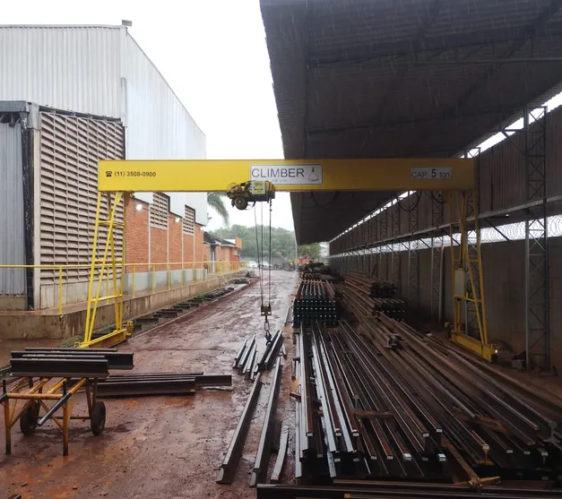 Pórtico Rolante para Construção Civil