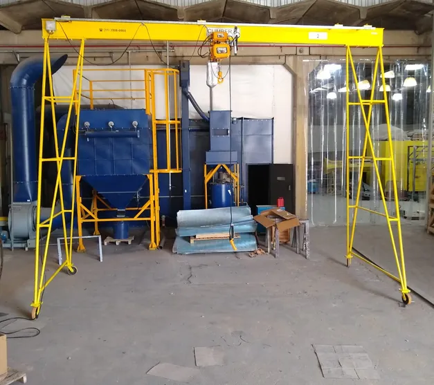 Pórtico Rolante para Indústria Química