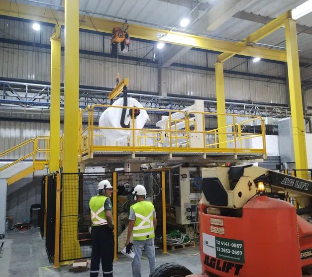 Talha Elétrica com Trolley Motorizado