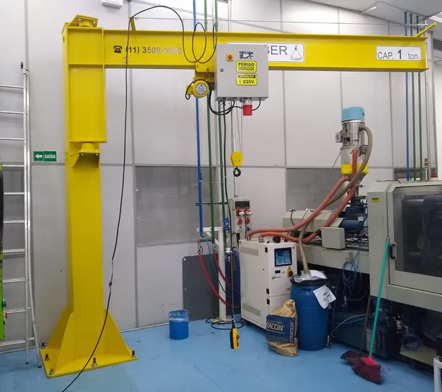 Talha Elétrica para Indústria Alimentícia