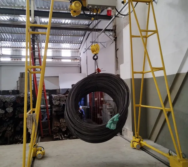 Teste de Carga de Pórtico