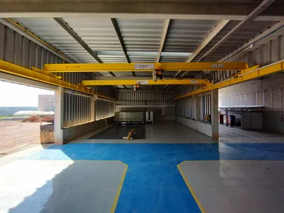 Ponte Rolante para Área de Pintura