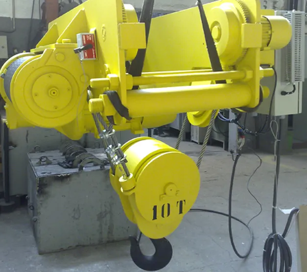 Talhas Elétricas de Cabo de Aço